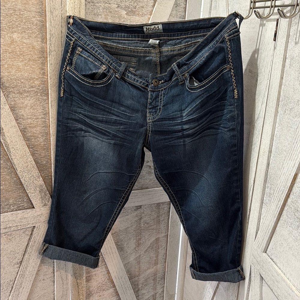 Mudd Dark Blue Jorts